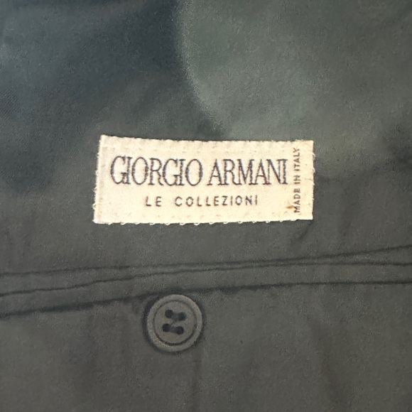 36R Cashmere Georgio Armani designer black sport coat - Picture 6 of 9